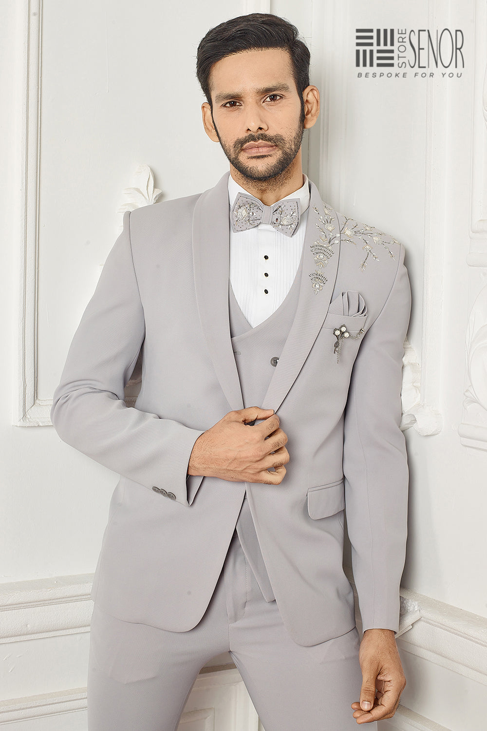 Light Grey Tuxedo